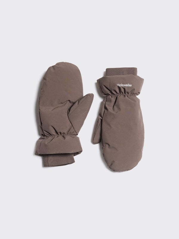 holzweiler Slogen Bubble Mittens Taupe