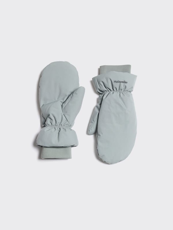 holzweiler Slogen Bubble Mittens Teal