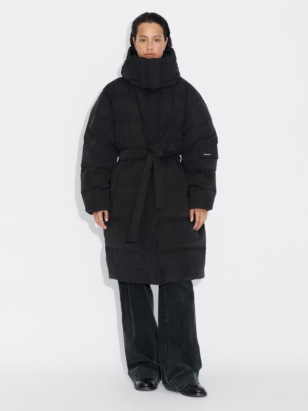 Holzweiler Steilia Brushed Down Coat Black