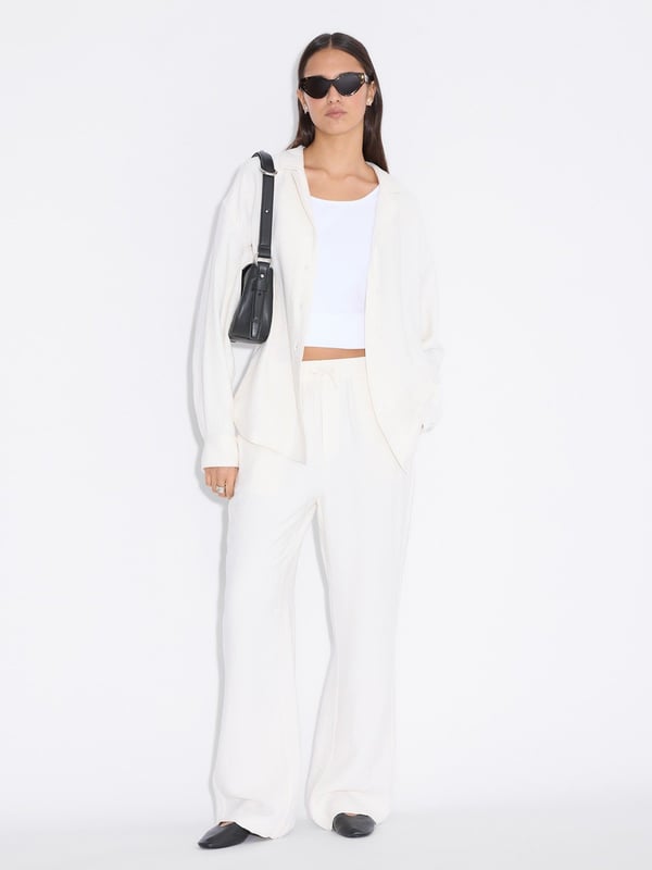 holzweiler Summer Relaxed Trousers Off White