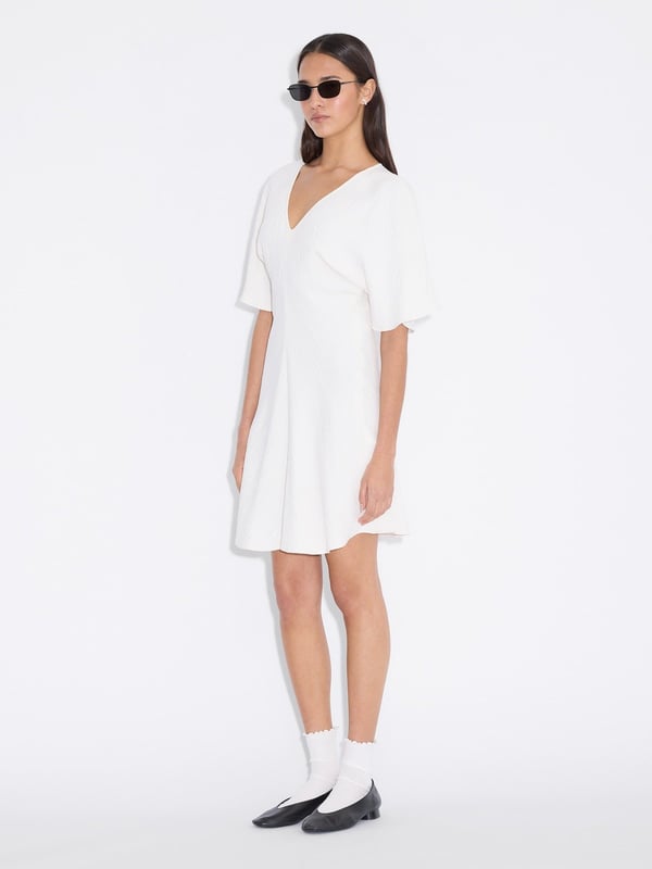 Holzweiler Summer Short Dress Off White
