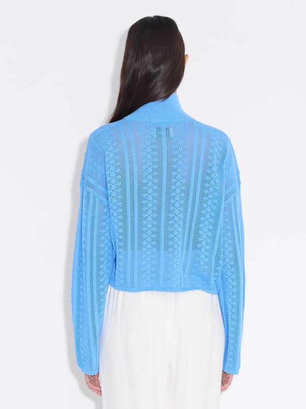 Holzweiler Tine Crochet Cardigan Blue