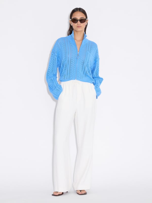 holzweiler Tine Crochet Cardigan Blue