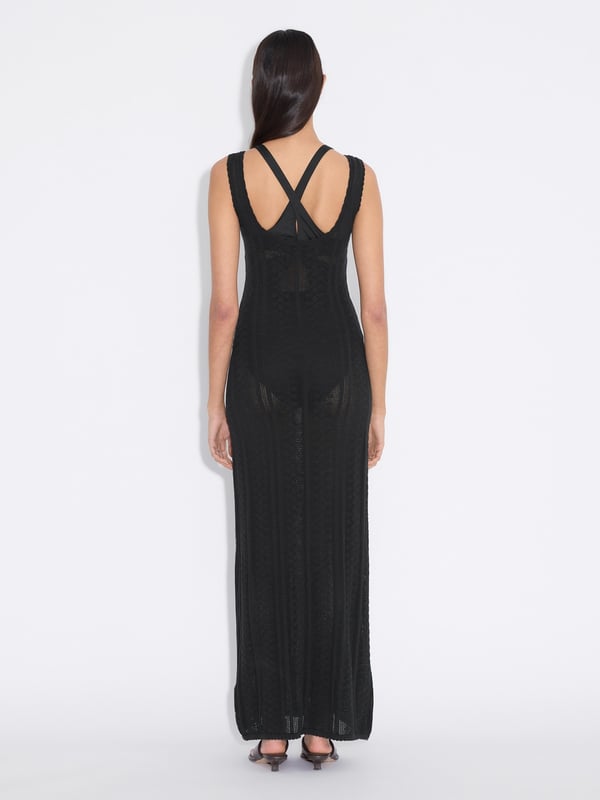 Holzweiler Tine Crochet Dress Black