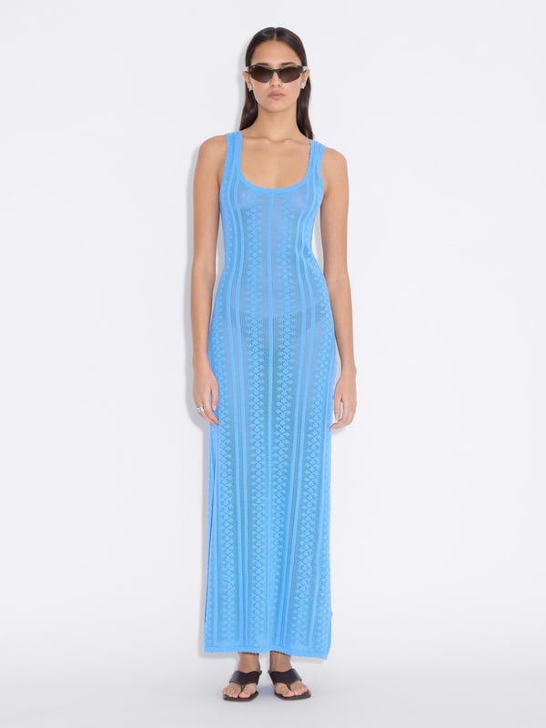 Holzweiler Tine Crochet Dress Blue