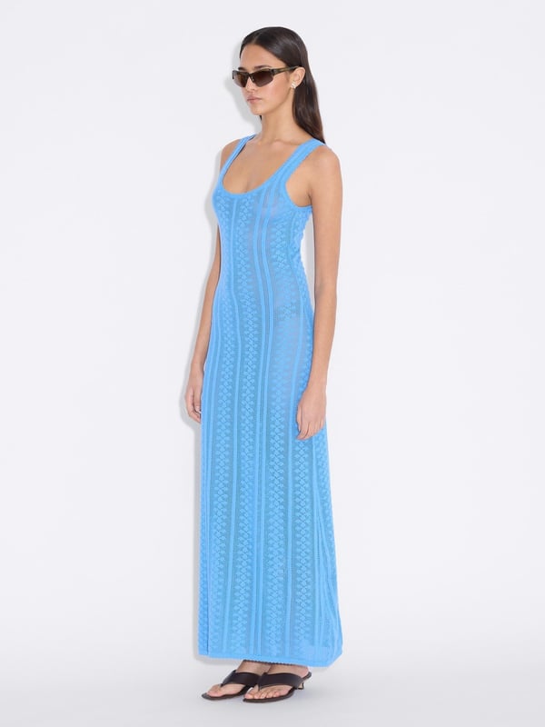 Holzweiler Tine Crochet Dress Blue