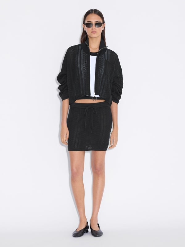 holzweiler Tine Crochet Skirt Black