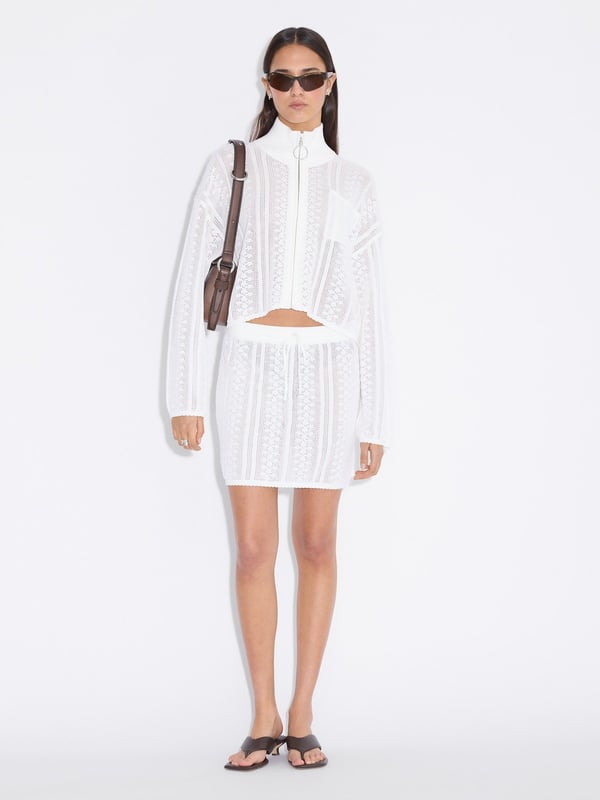 holzweiler Tine Crochet Skirt Ecru