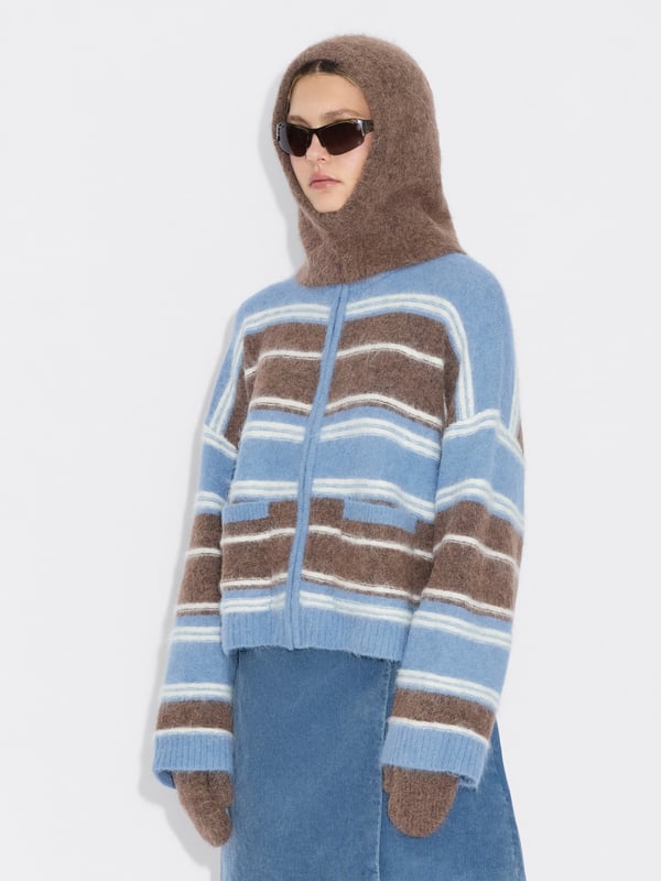 Holzweiler Tine Fluffy Balaclava Dk. Brown