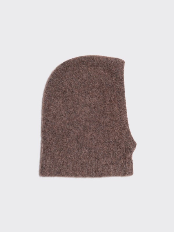 holzweiler Tine Fluffy Balaclava Dk. Brown