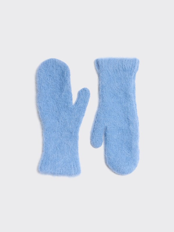 holzweiler Tine Fluffy Mittens Lt. Blue