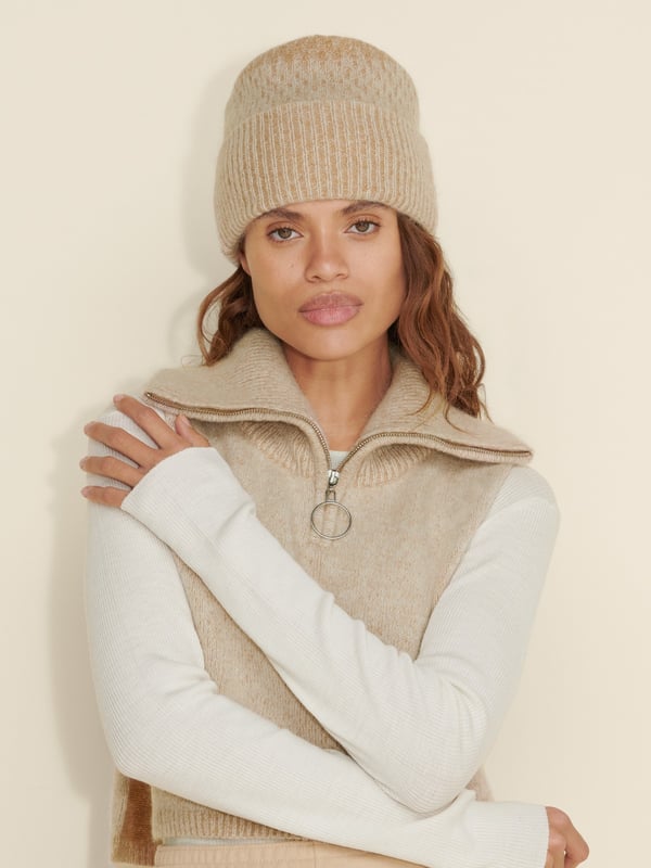 Holzweiler Tine Knit Beanie Sand Mix