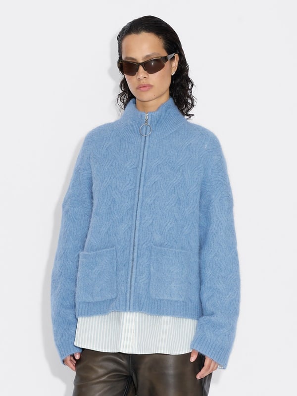 holzweiler Tine Powder Cardigan Blue