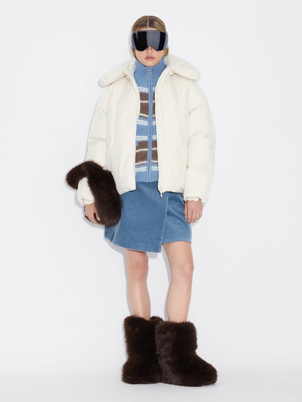 Holzweiler Tine Stripe Cardigan Blue Stripe