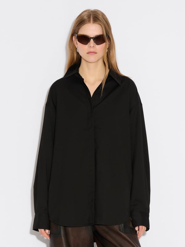 Holzweiler Vidda Relaxed Shirt Black