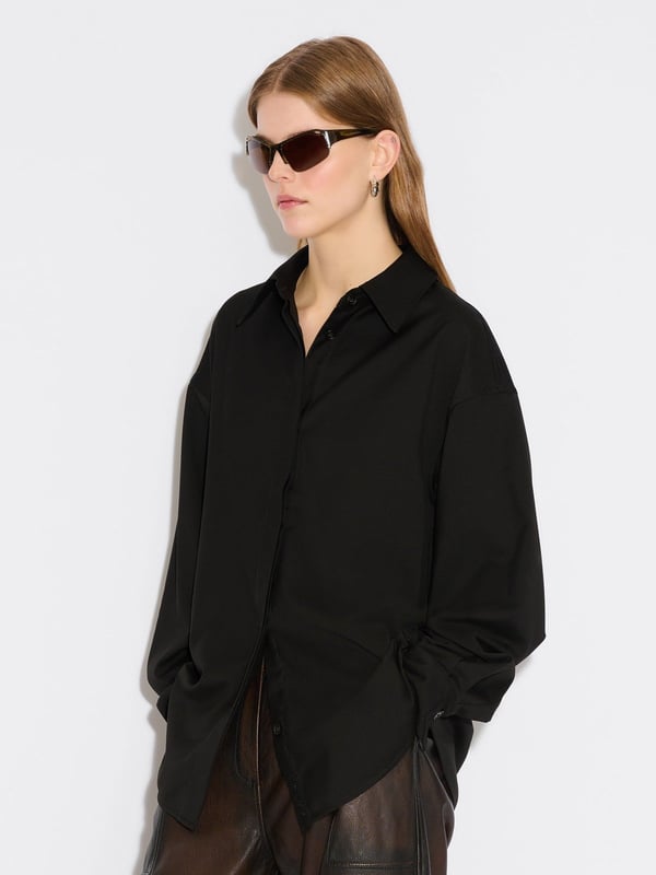 Holzweiler Vidda Relaxed Shirt Black