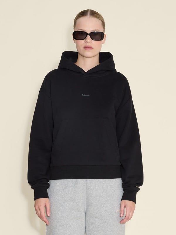 Holzweiler W Regular Hoodie Black