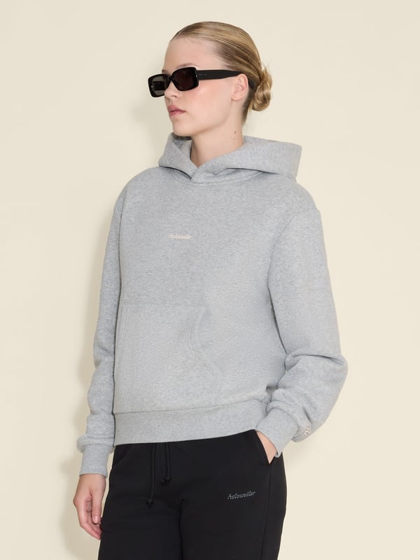 holzweiler W Regular Hoodie Grey Mix