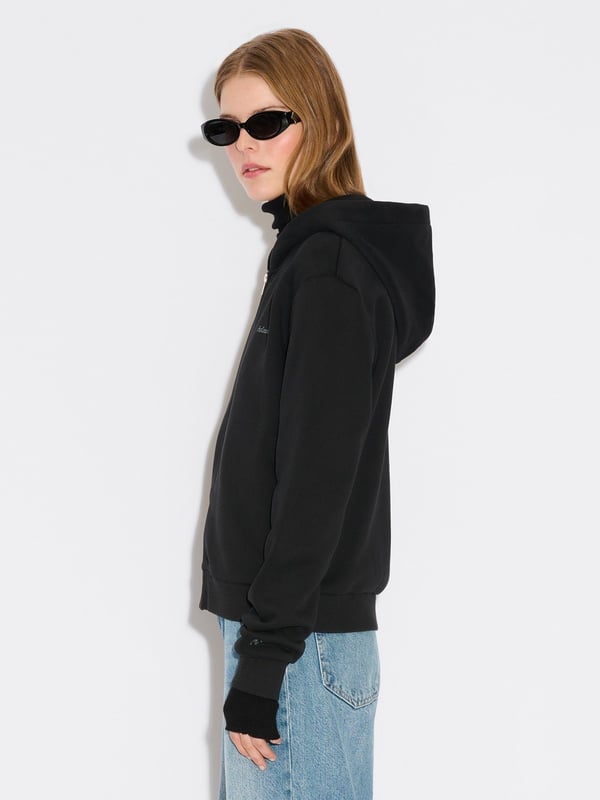 Holzweiler W Regular Zip Hoodie Black