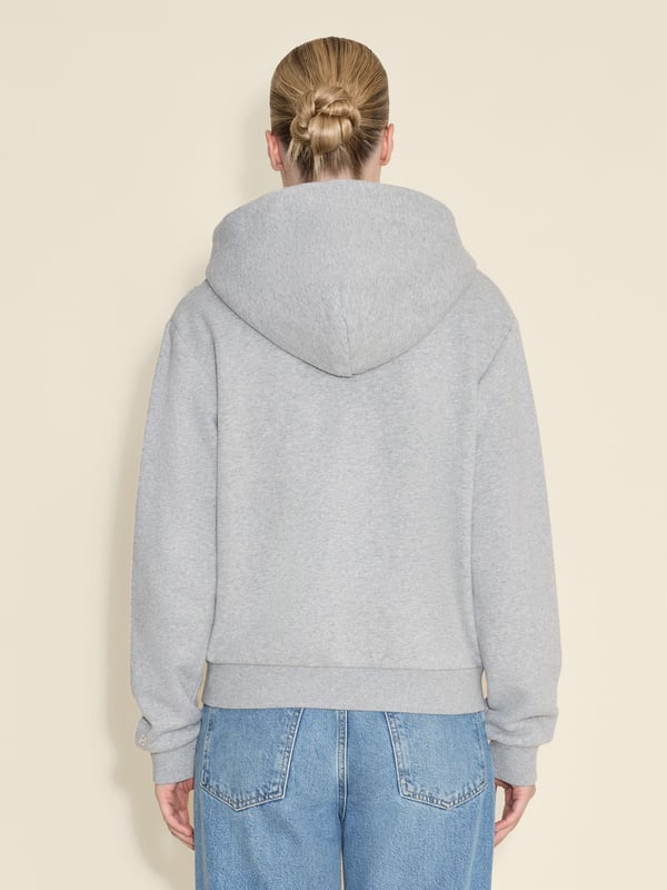 Holzweiler W Regular Zip Hoodie Grey Mix