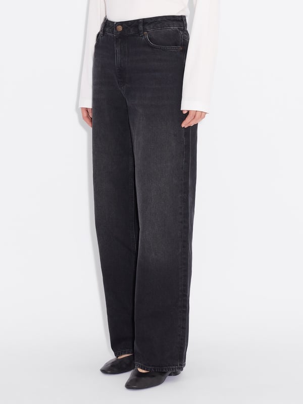 Holzweiler Wide Jeans Black Washed