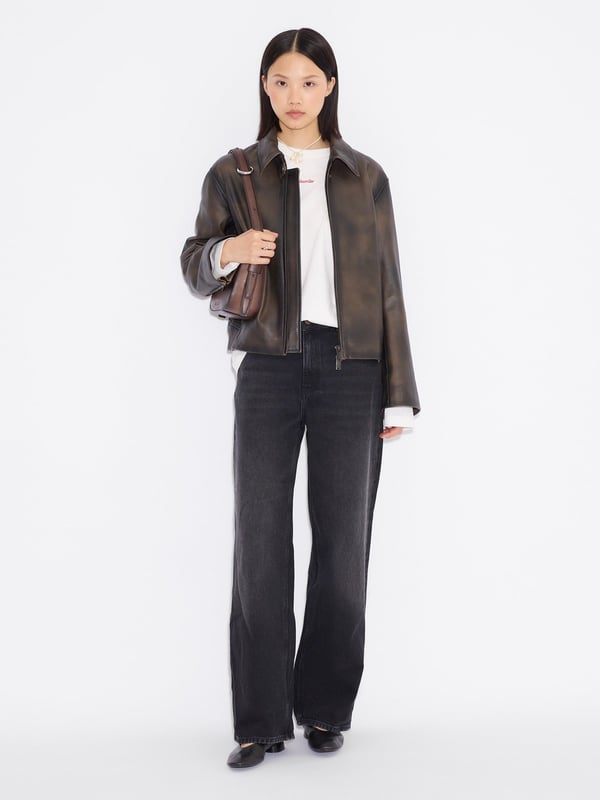 holzweiler Wide Jeans Black Washed