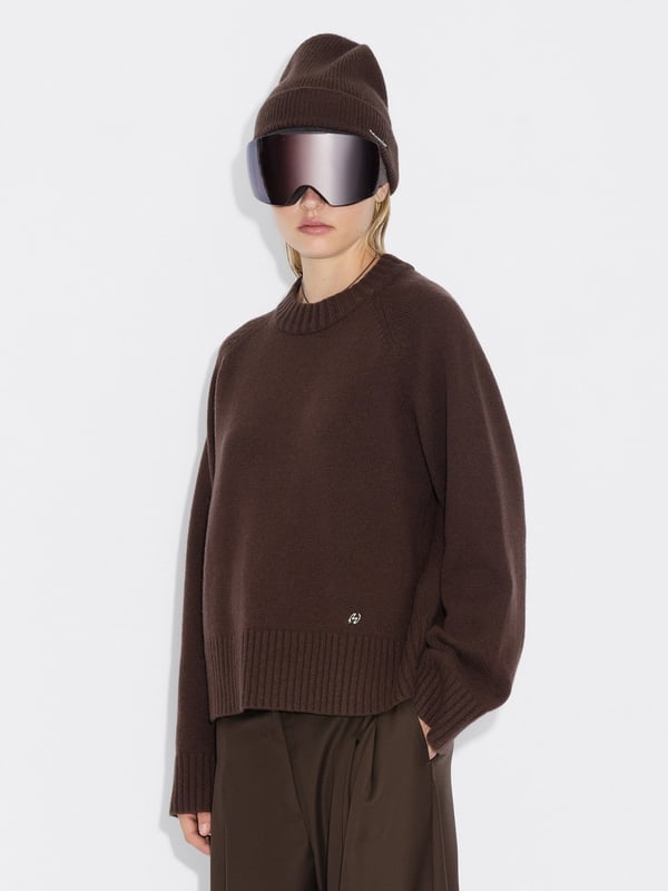 Holzweiler Wool Crew Dk. Brown