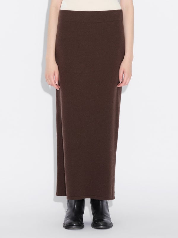 Holzweiler Wool Skirt Dk. Brown