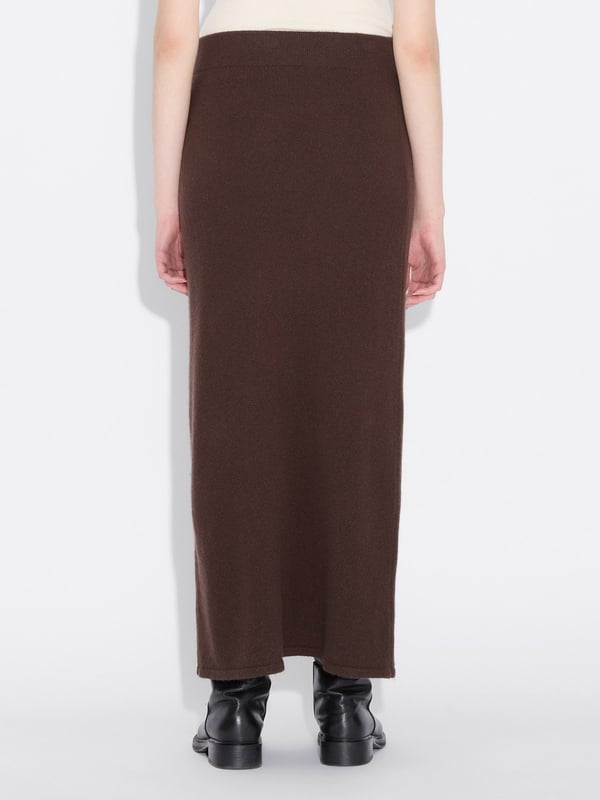 Holzweiler Wool Skirt Dk. Brown