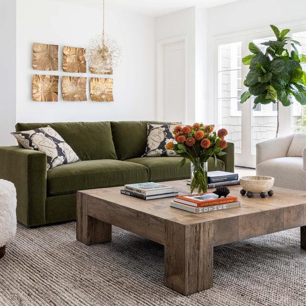 Home Fashion Abaso Coffee Table Rustic Wormwood Oak By Four Hands