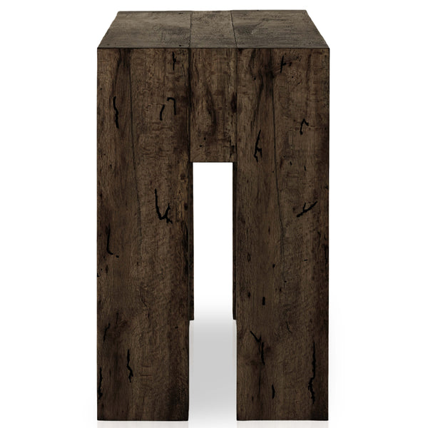 Home Fashion Abaso Console Table Rustic Ebony By Four Hands
