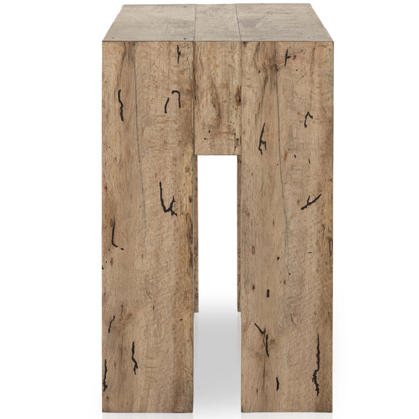 Home Fashion Abaso Console Table Rustic Wormwood By Four Hands
