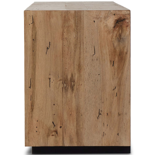 Home Fashion Abaso Media Console Rustic Wormwood By Four Hands