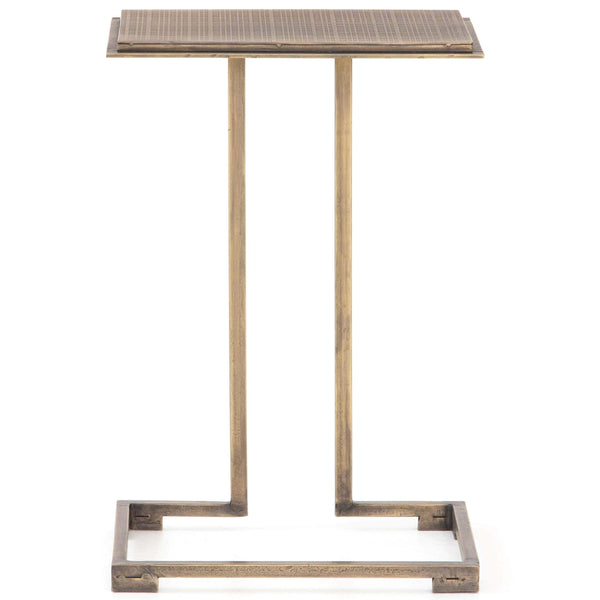 Home Fashion Acid Etch C Table Antique Brass By Four Hands