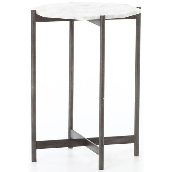home fashion Adair Side Table Hammered Grey by Four Hands