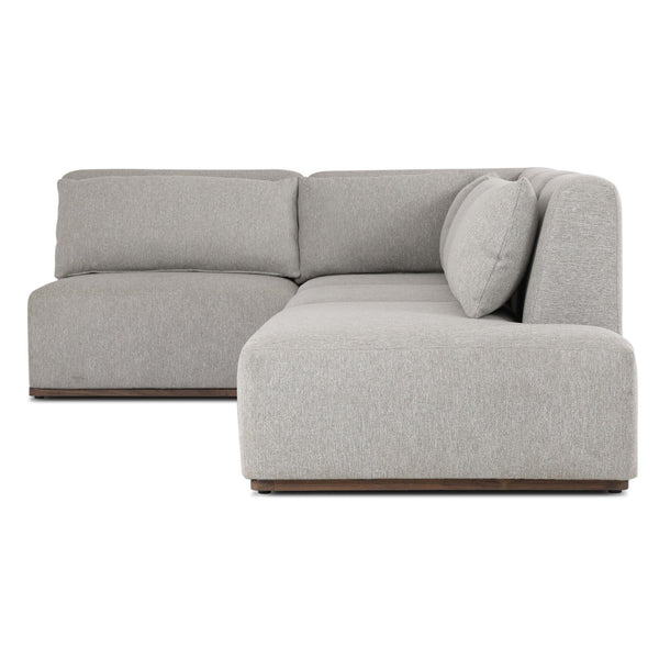 Home Fashion Adler Outdoor 4 Piece Sectional Concha Fog By Four Hands