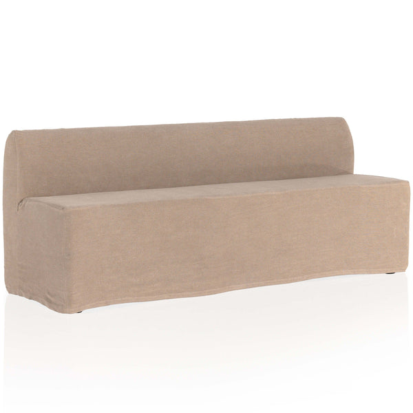 home fashion Ainsworth 82" Slipcover Dining Bench Broadway Canvas by Four Hands