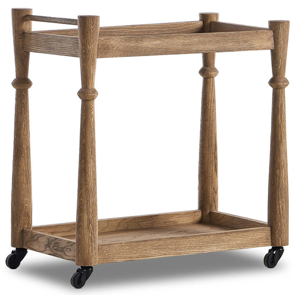 home fashion Alamosa Bar Cart Light Wash by Four Hands