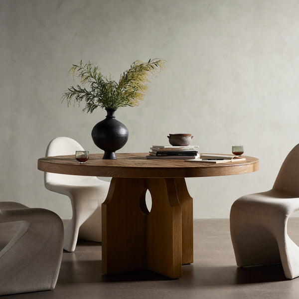 Home Fashion Allandale Round Dining Table Natural By Four Hands