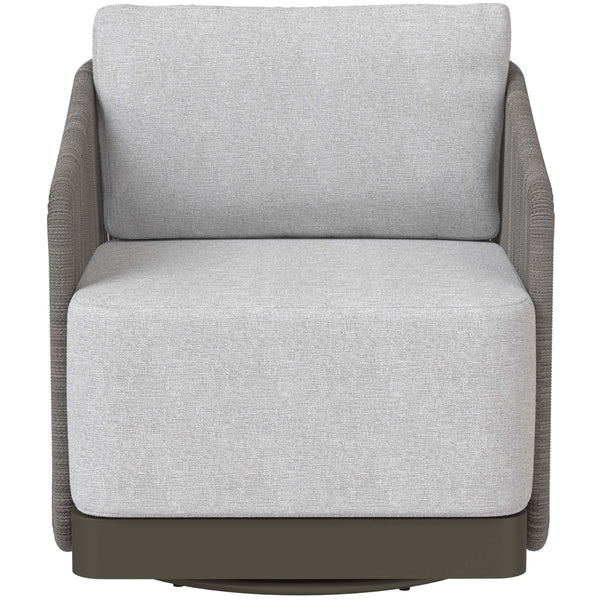 Home Fashion Allariz Outdoor Swivel Chair Gracebay Light Grey