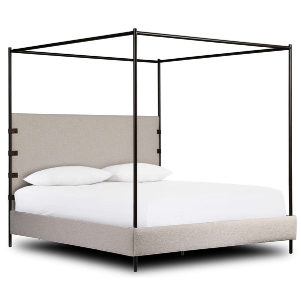 home fashion Anderson Canopy Bed Knoll Natural by Four Hands