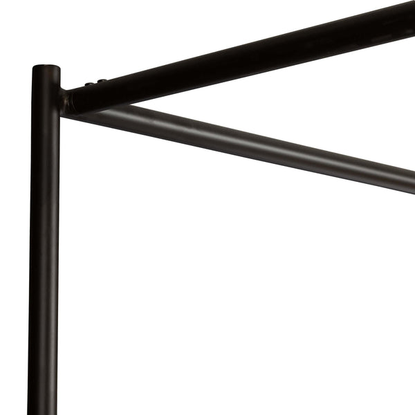Home Fashion Anderson Queen Canopy Bed Knoll Charcoal By Four Hands
