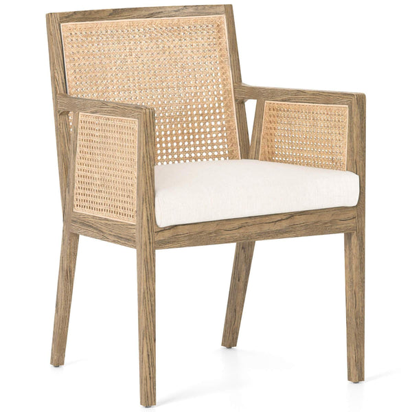 home fashion Antonia Cane Arm Chair Toasted Nettlewood Set of 2 by Four Hands