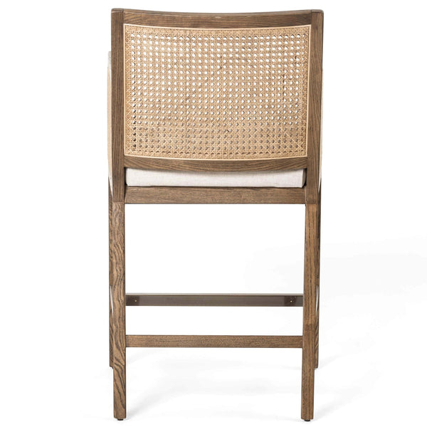 Home Fashion Antonia Cane Bar & Counter Chair Toasted Nettlewood By Four Hands