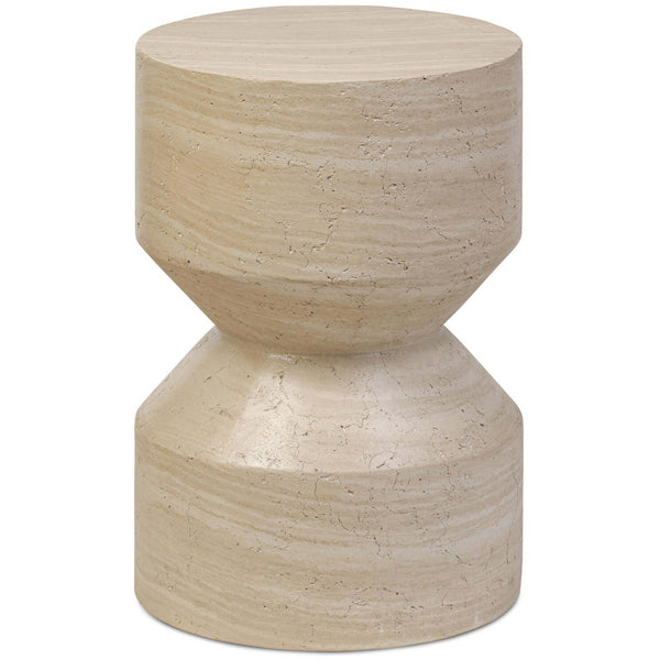 home fashion Ara End Table Sand Striae by Four Hands