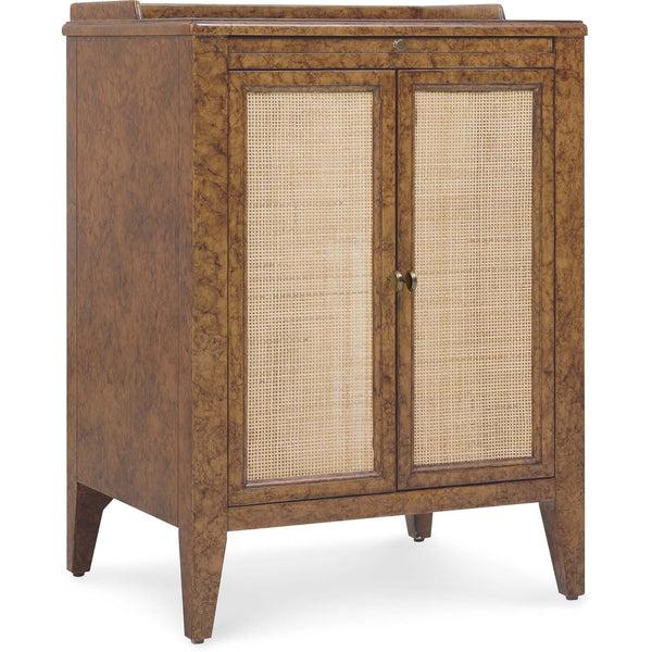 home fashion Archives 2 Door Nightstand Faux-Tortoise Shell
