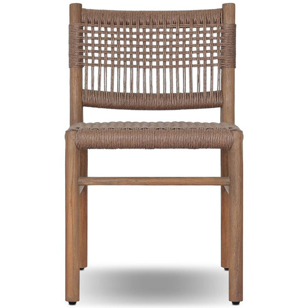 Home Fashion Ashe Outdoor Dining Chair Tanned Weave Set Of 2 By Four Hands