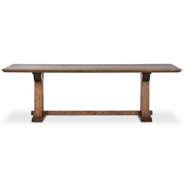Home Fashion Ashwin Rectangular Dining Table Brown Oak By Four Hands