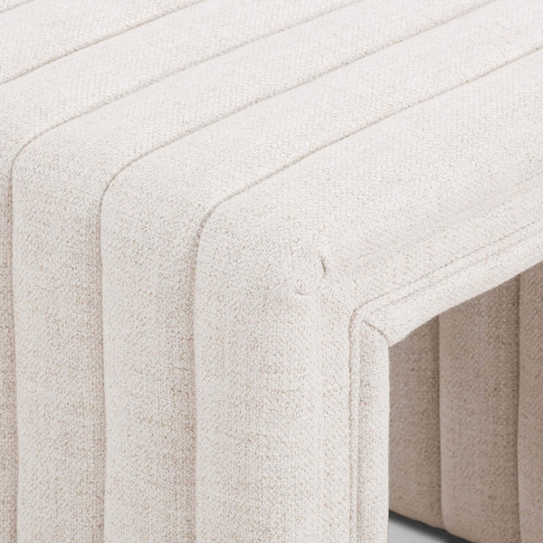 Home Fashion Augustine 21" Ottoman Dover Crescent By Four Hands