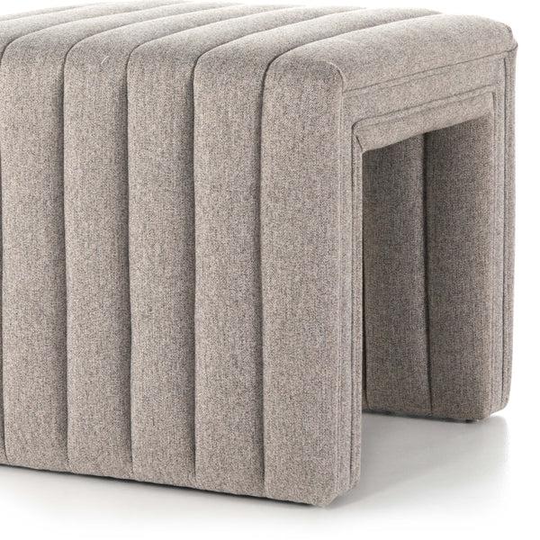 Home Fashion Augustine 21" Ottoman Orly Natural By Four Hands